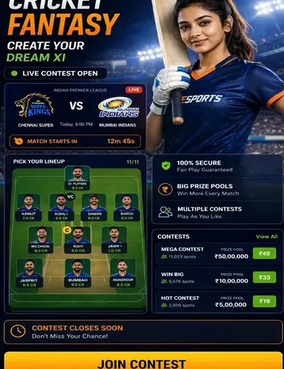 Superwin777 (super win 777) fantasy cricket & matchday visual 3